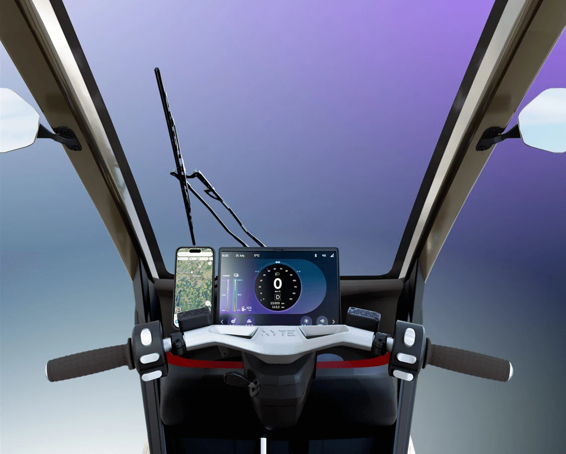 In terms of cabin tech, the XYTE One gets a 10-inch touch screen, LTE connectivity, alongside a mobile app with remote navigation and monitoring functions