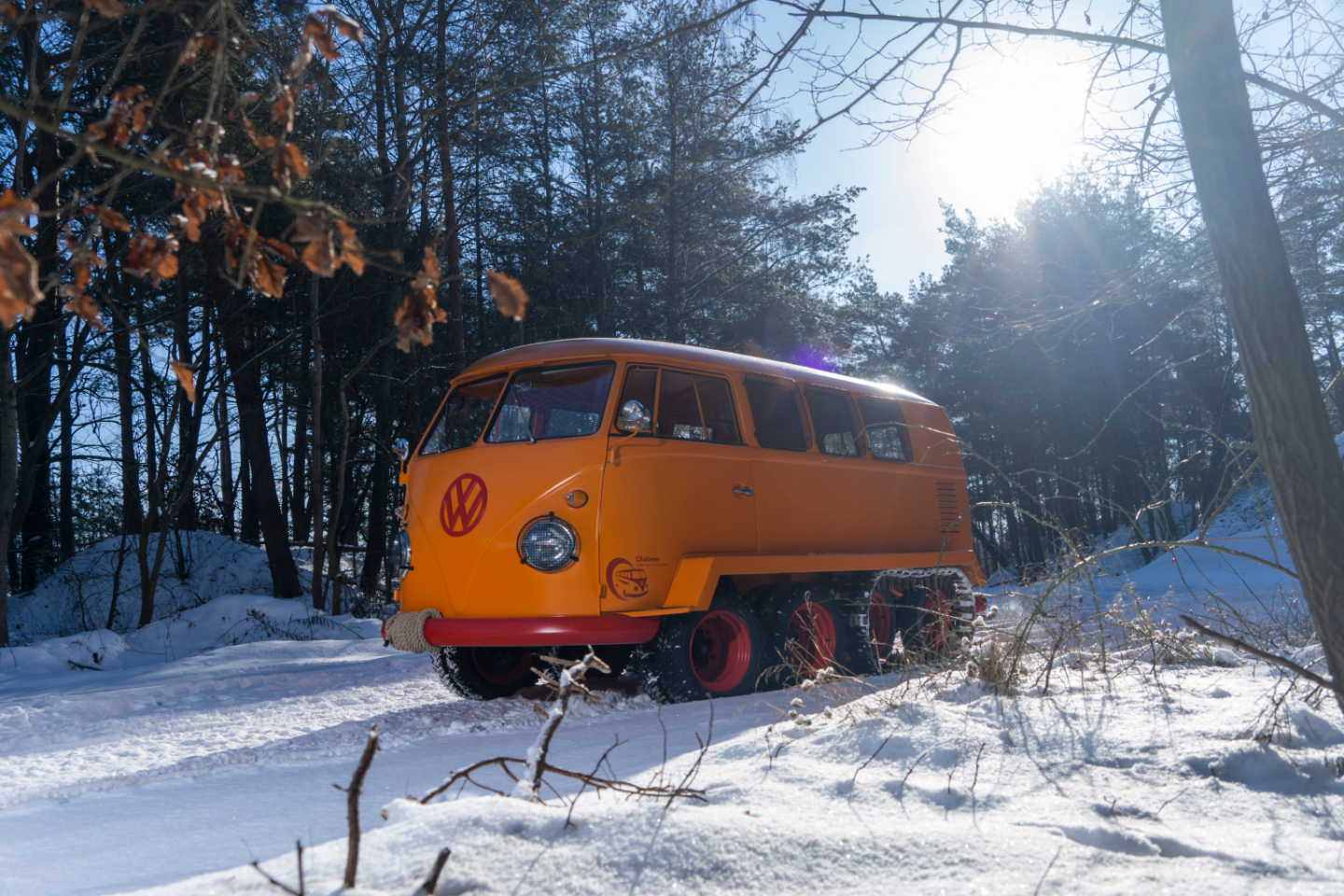 Barely able to break 20 mph, the Half-track Fox certainly wasn't a quick transporter, but with all those windows, it provided nice, relaxing views of the scenery