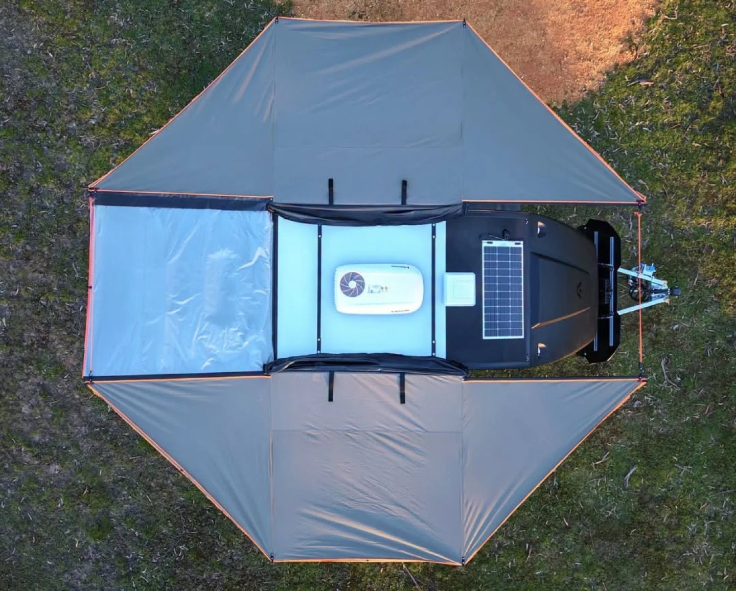 Stockman Rivere 2 Stockman Rover 2.0 teardrop camper adds serious wings and power