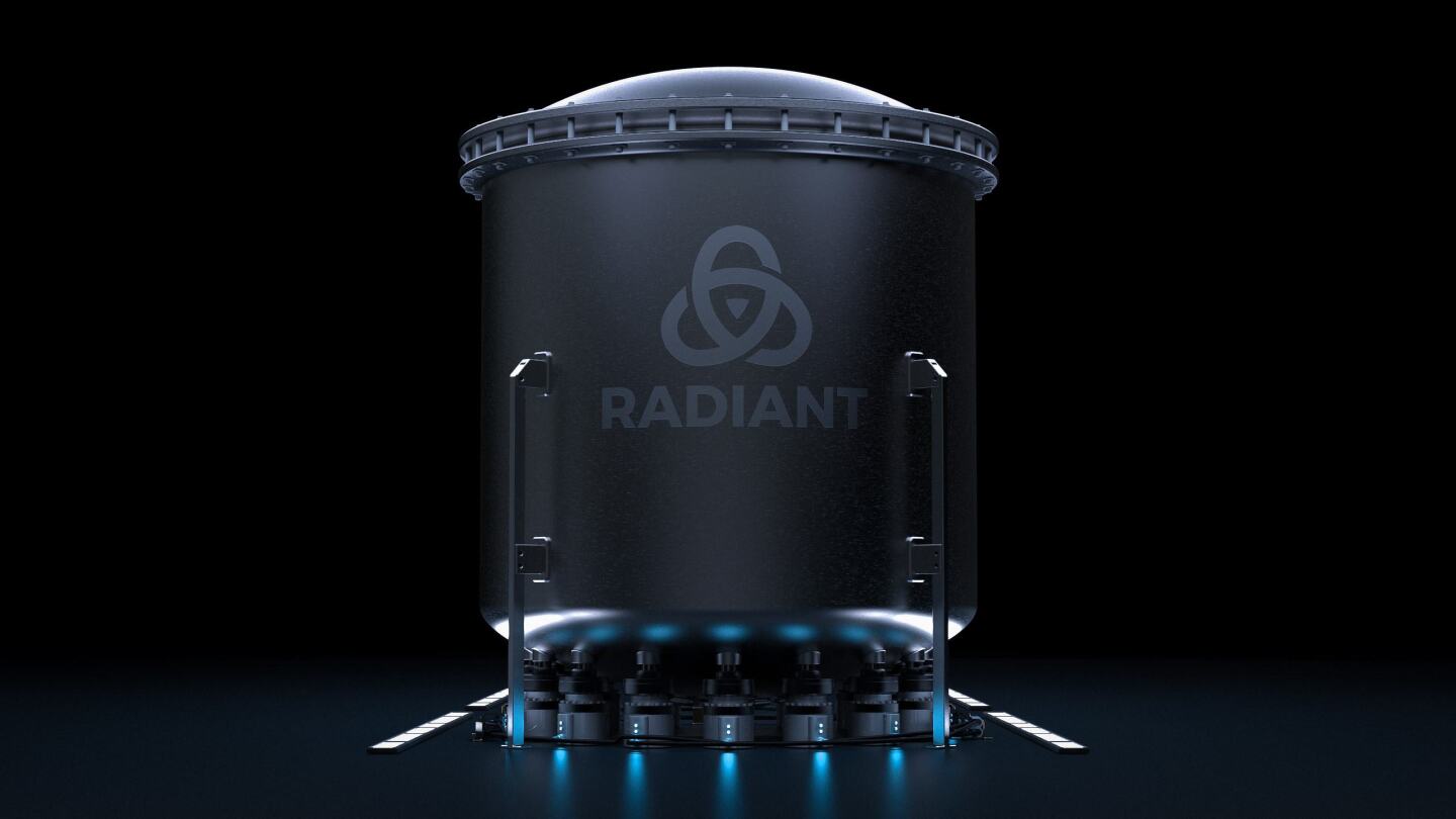 Radiant's 1-megawatt nuclear micro-reactors are small enough to fit in shipping containers, and thus easily transported