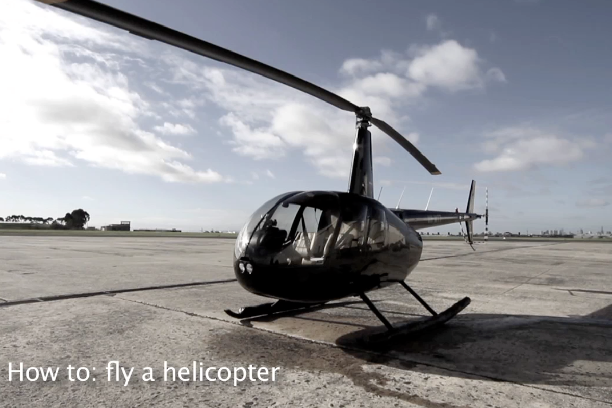 Video how to fly a helicopter