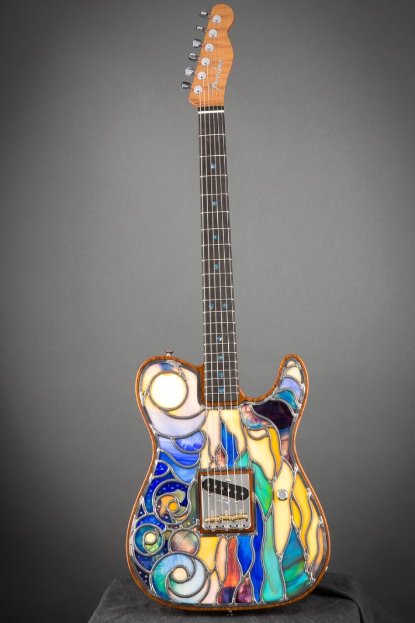 Master Builder Dale Wilson's Stained Glass Telecaster