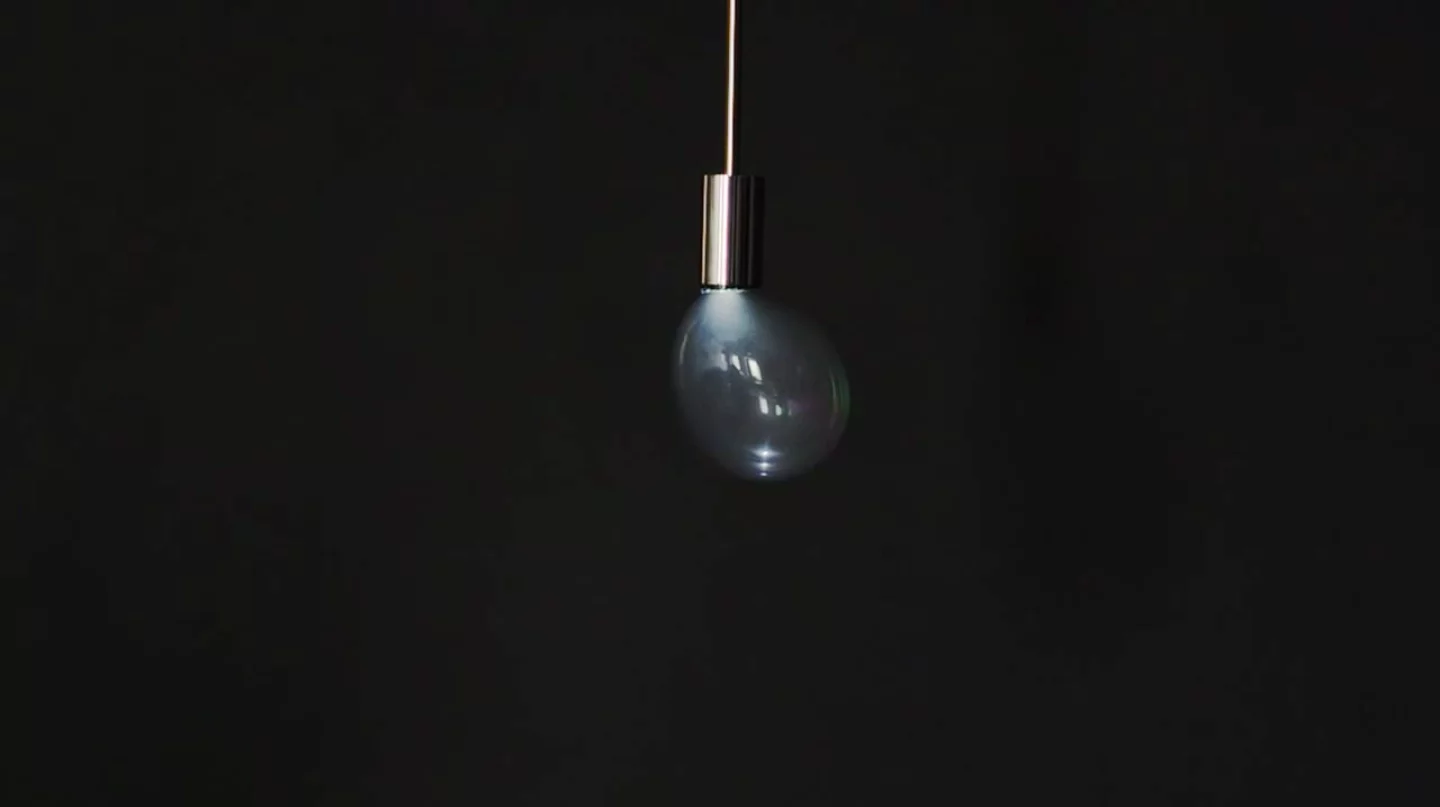 According to FRONT's math, its Surface Tension Lamp will create approximately 3 million different lampshades over its life