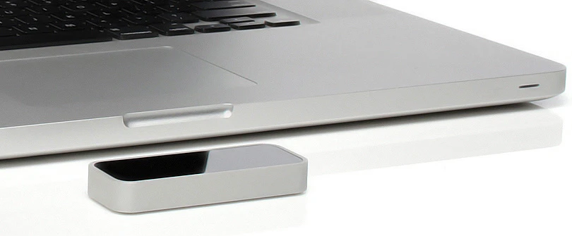 The Leap sensor is small, but accurate enough to process 3D gesturing