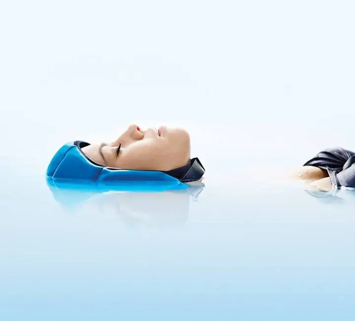 Float allows an individual to be immersed almost fully in water