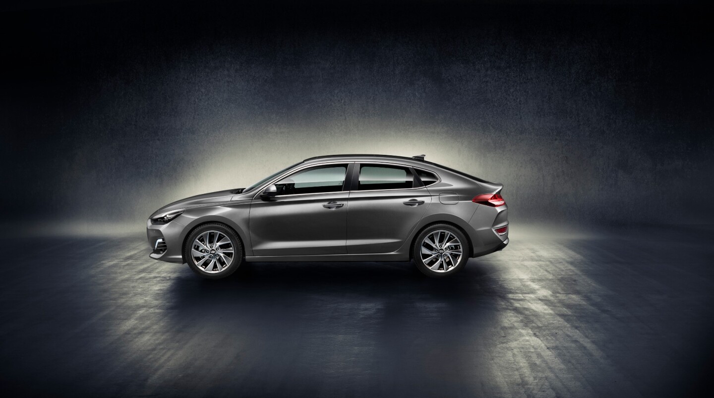 The i30 Fastback is being pitched as a sportier alternative to the regular i30