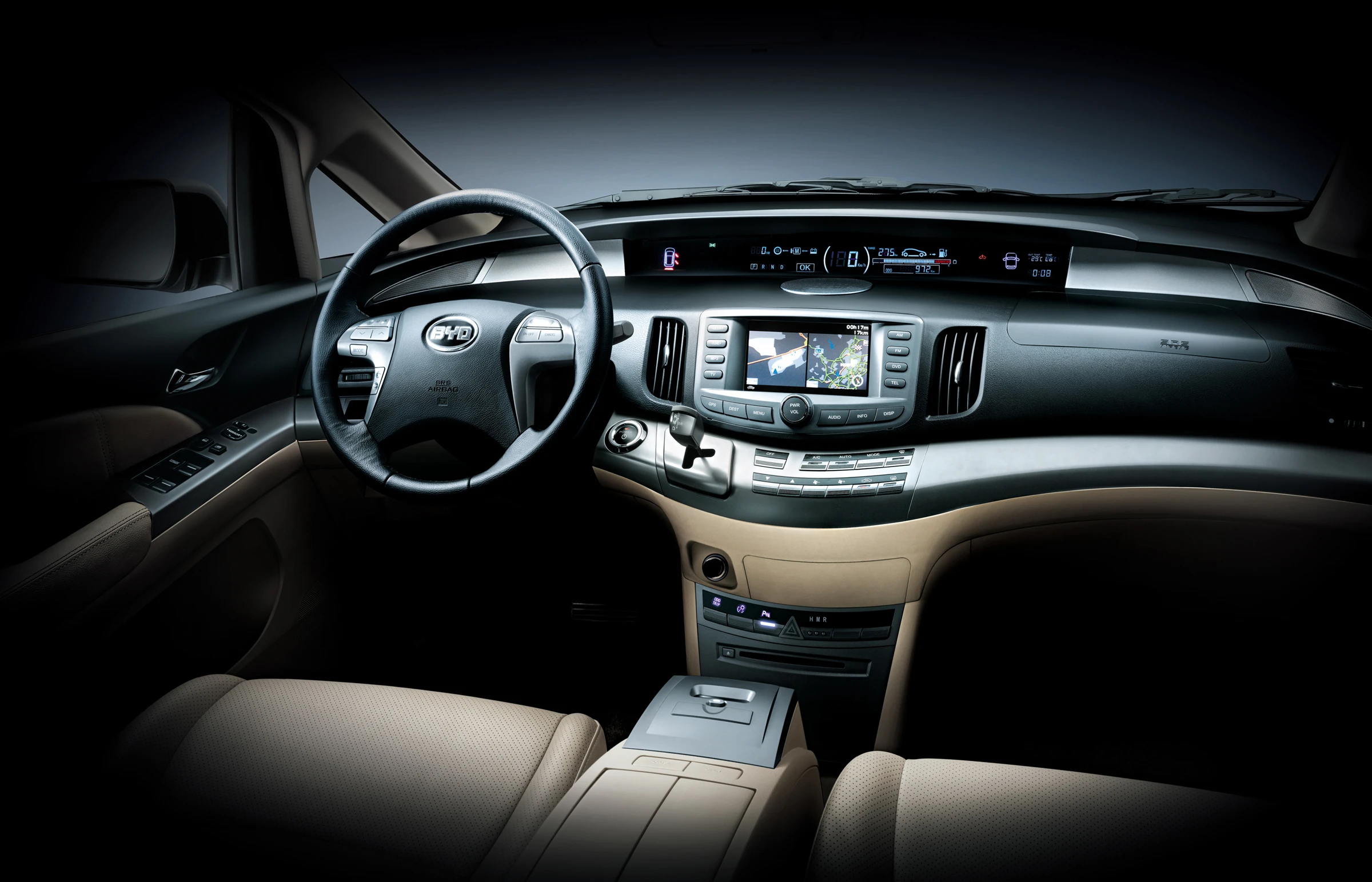 Interior of the BYD e6