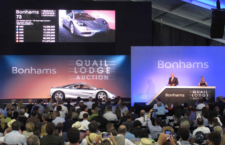 $15,620,000 | 1995 McLaren F1 Official Auction Description: Bonhams Lot 73