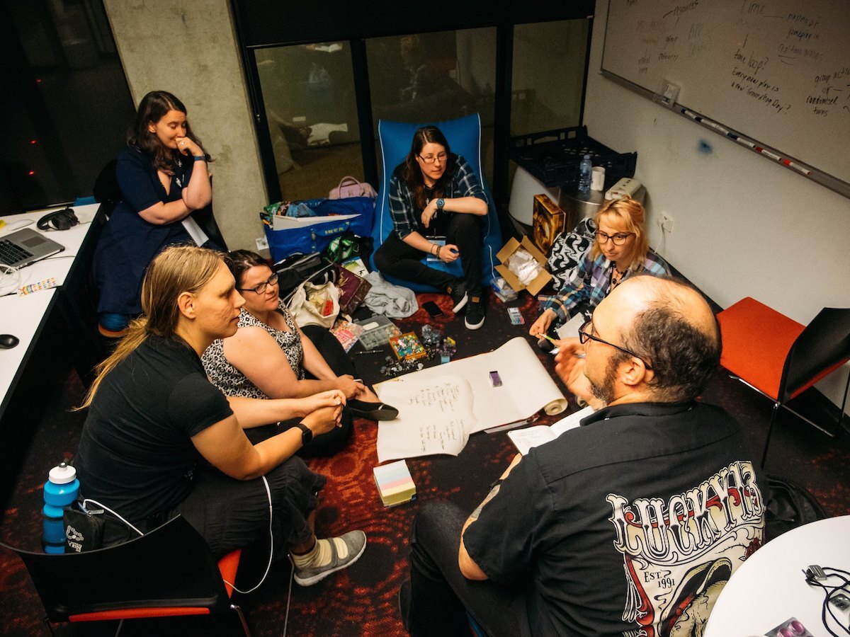 At a Game Jam, Friday night is usually spent brainstorming ideas, before locking one in to work on