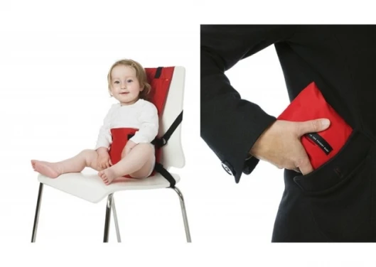In the Pocket Baby portable baby seat