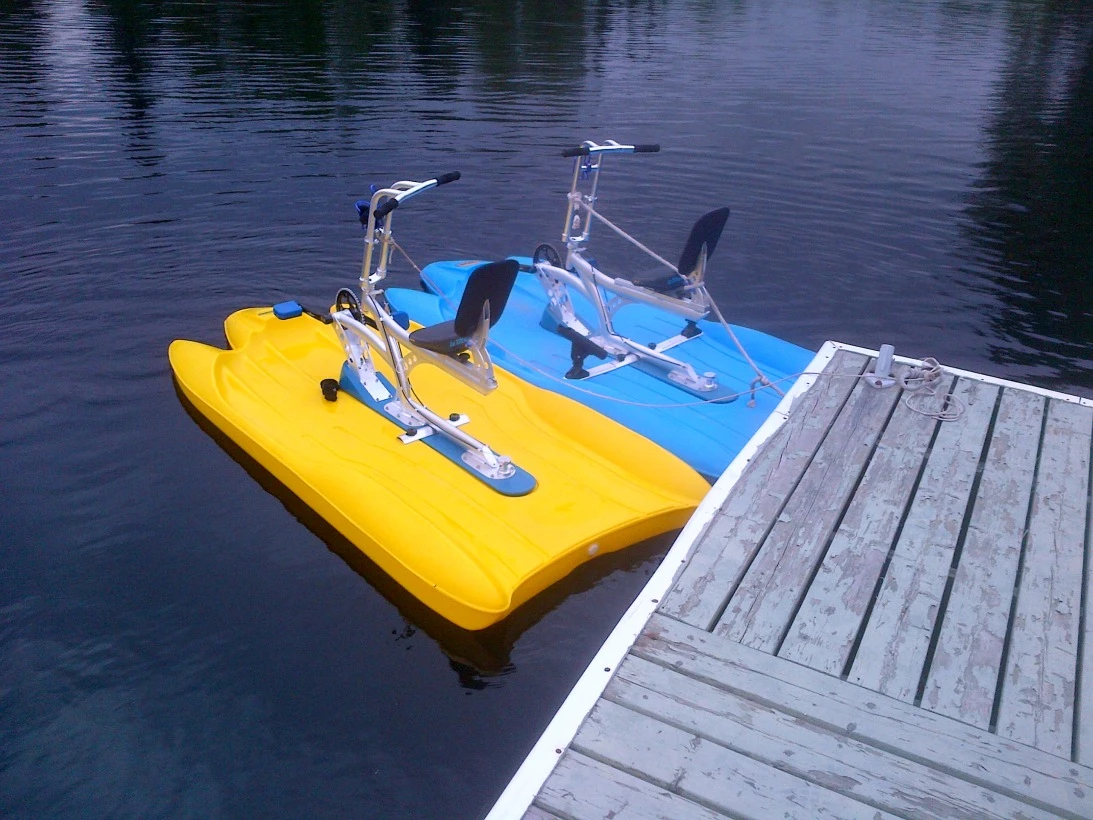 A pair of itBikes wait for pedalers