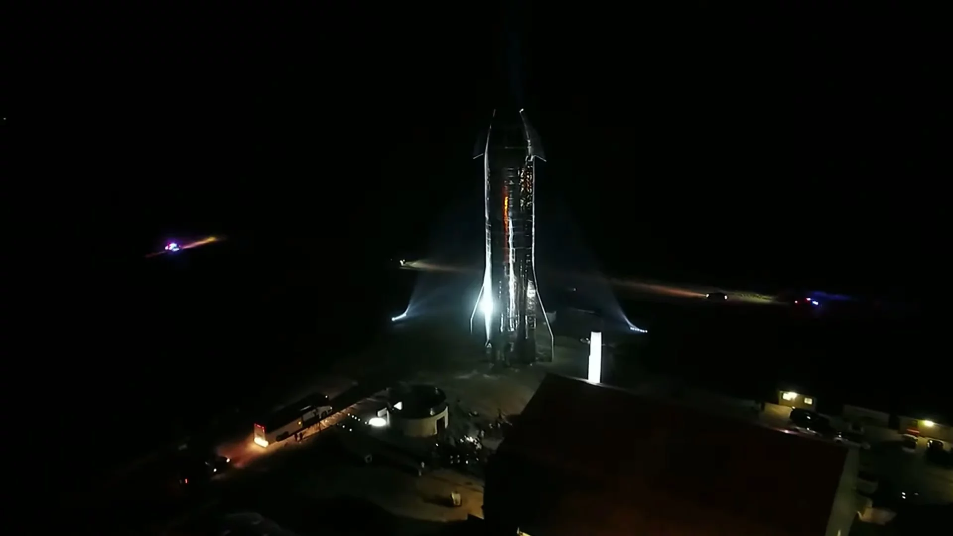 Mk 1 Starship pictured at SpaceX's Boca Chica facility