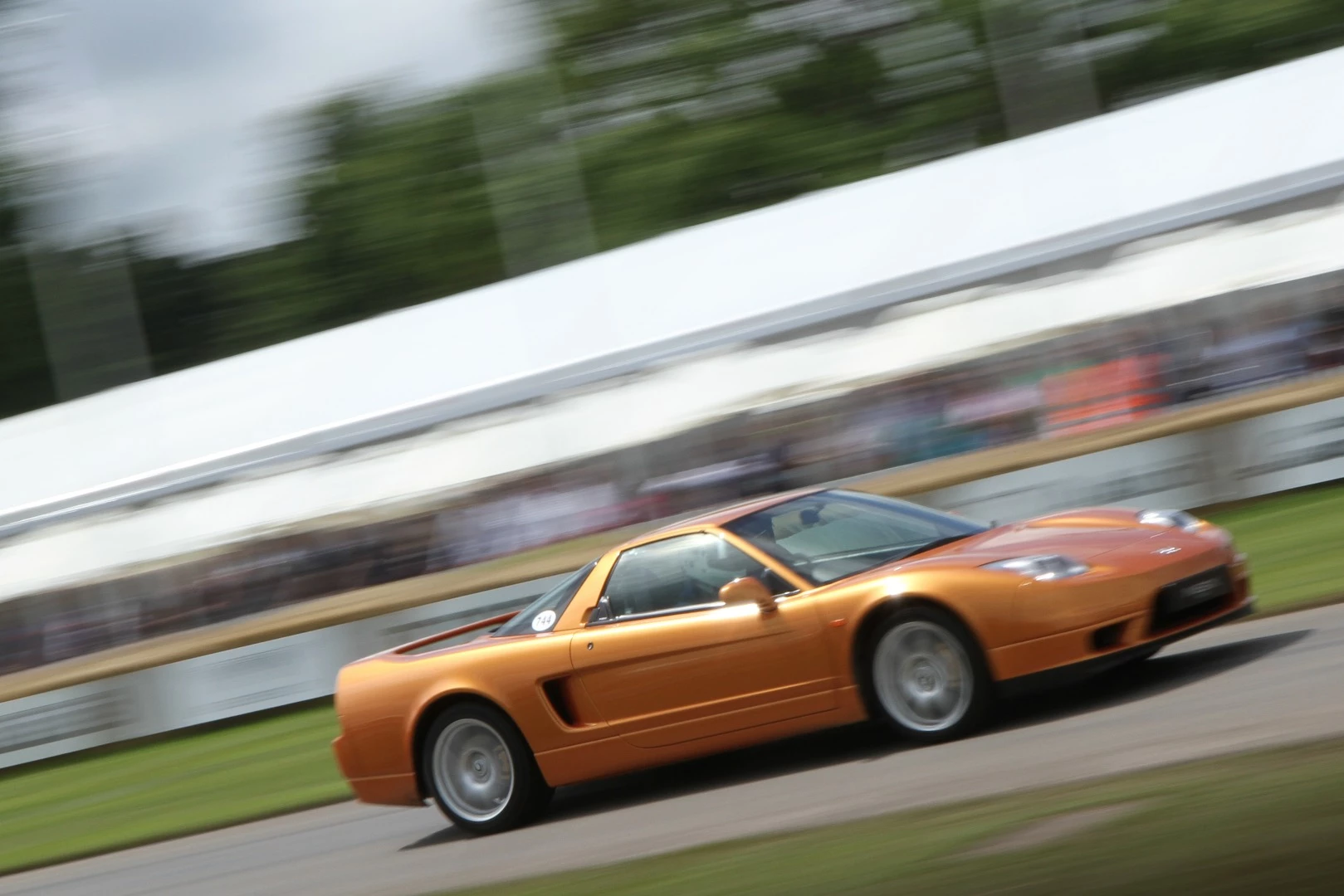 The original Honda NSX ran alongside its modern counterpart