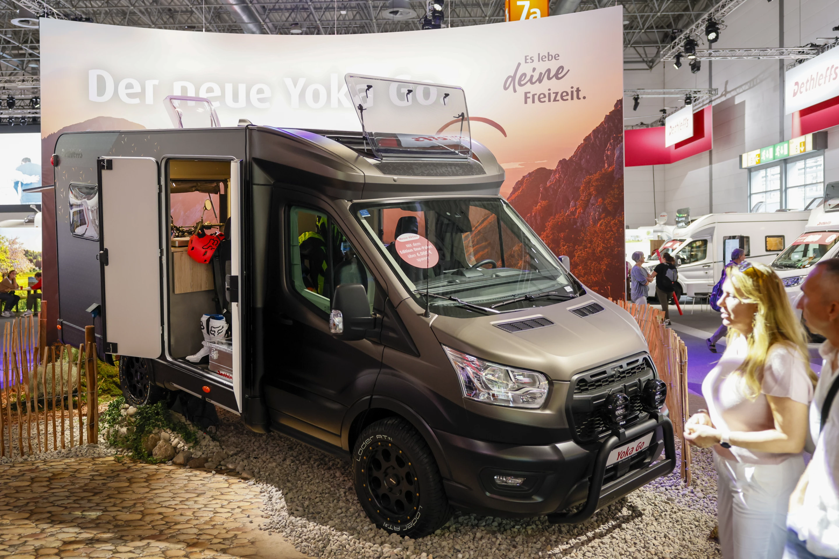 Dethleffs offers a Class B+ motorhome aimed straight at young multi-sport adventurers