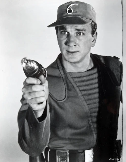 Production still of the uniform cap