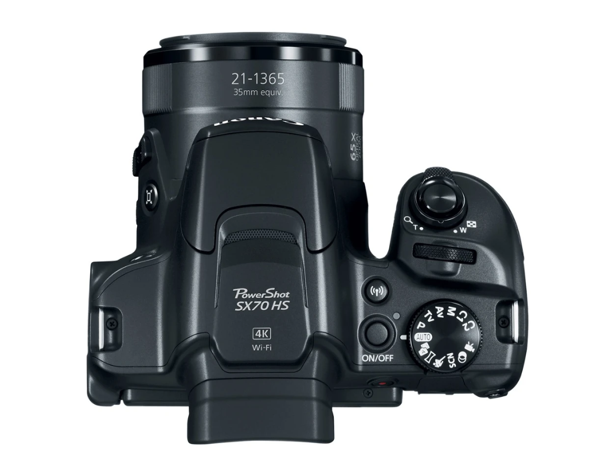 The SX70 HS has a 20.3 megapixel CMOS sensor, Digic 8 image processor, 4K video recording capabilities and a focal length of 3.8 to 247 mm (or 21 - 1,365 mm in 35 mm film camera speak)