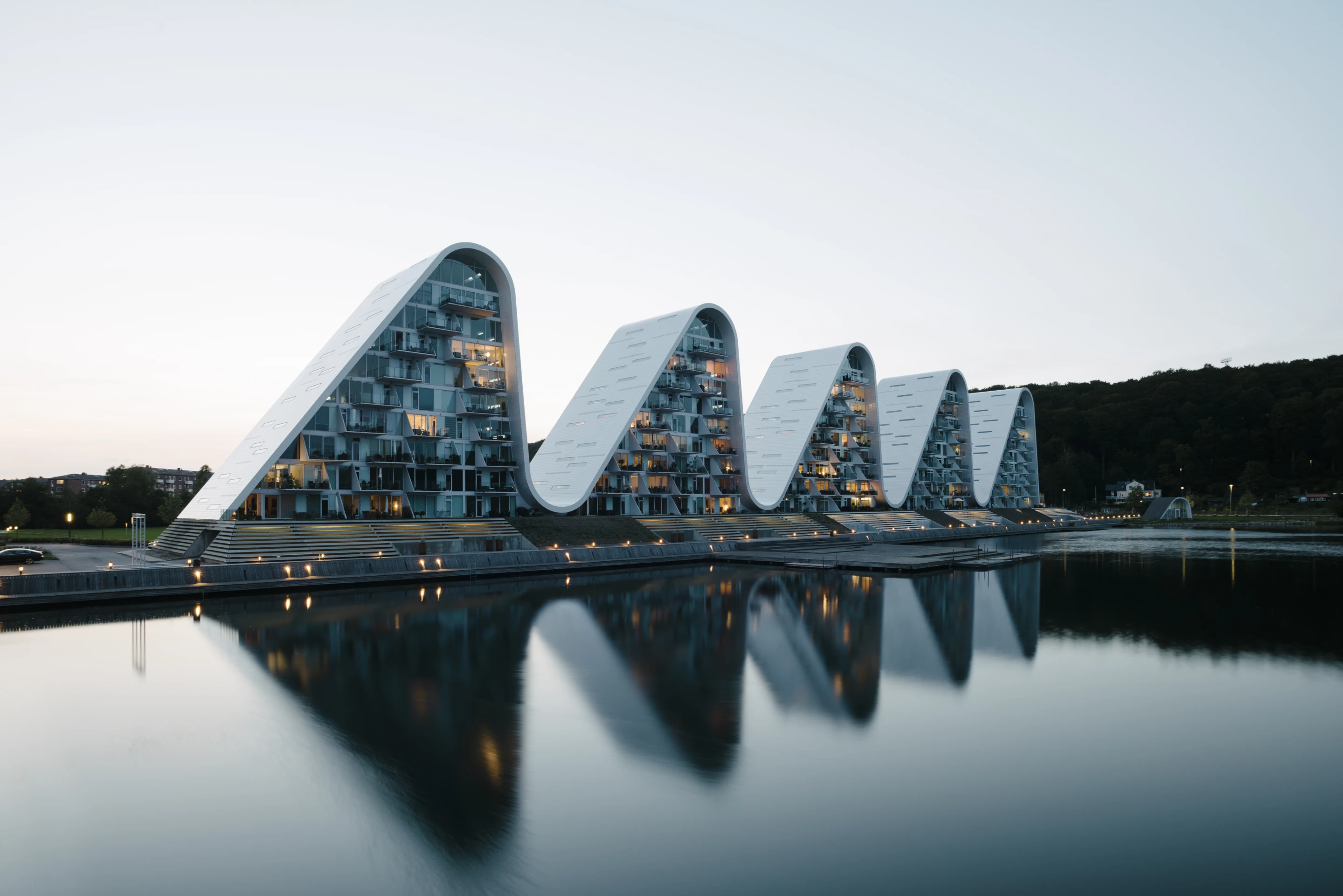 Construction on The Wave was delayed because of the 2008 financial crisis but after 11 years the project is finally complete