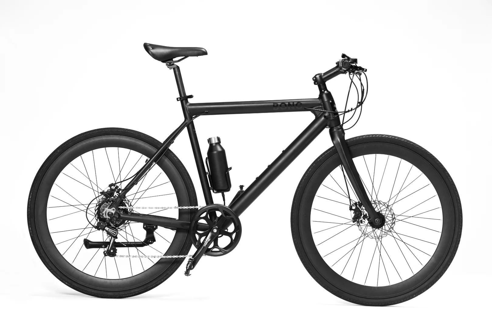 With the extra battery hooked up, the Bonc Bike delivers up to 85 miles of electric-assisted range
