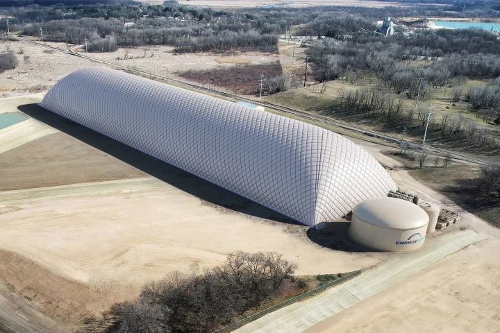An Energy Dome battery facility