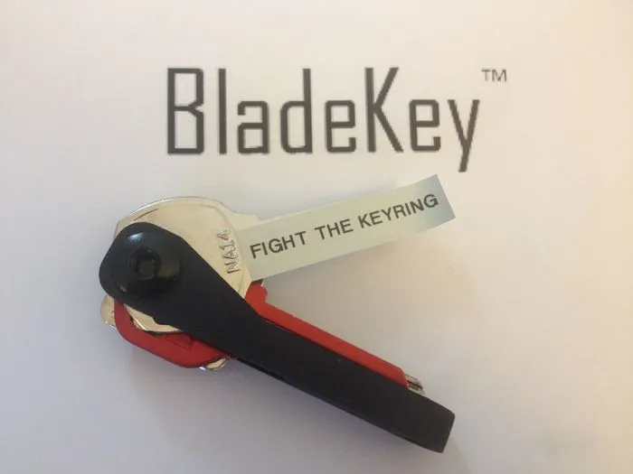 The BladeKey offers a new way to carry keys