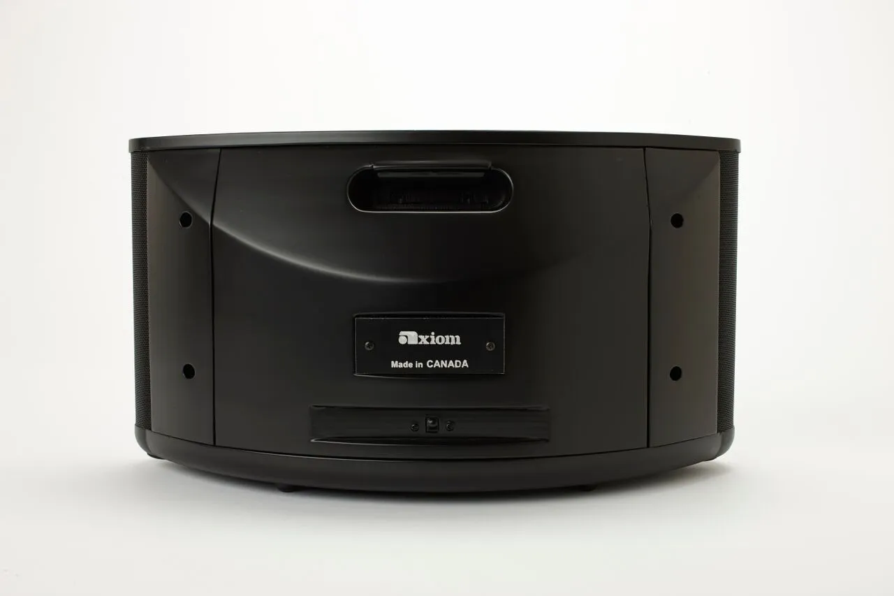 Rather than rely on Bluetooth to wirelessly stream music from source players like smartphones and tablets, the AxiomAir flies over Wi-Fi instead