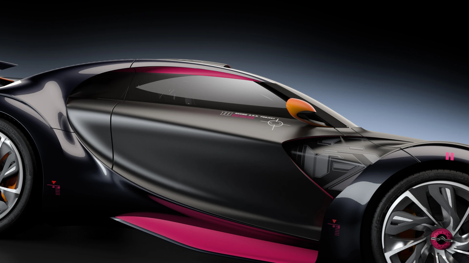 The Citroen electric small car concept - the Survolt - fits the supermini class with a look of a larger supercar