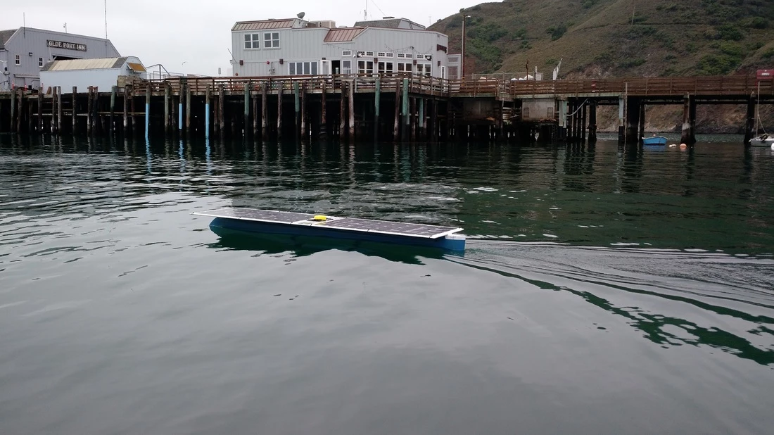 The SeaCharger heading out from California