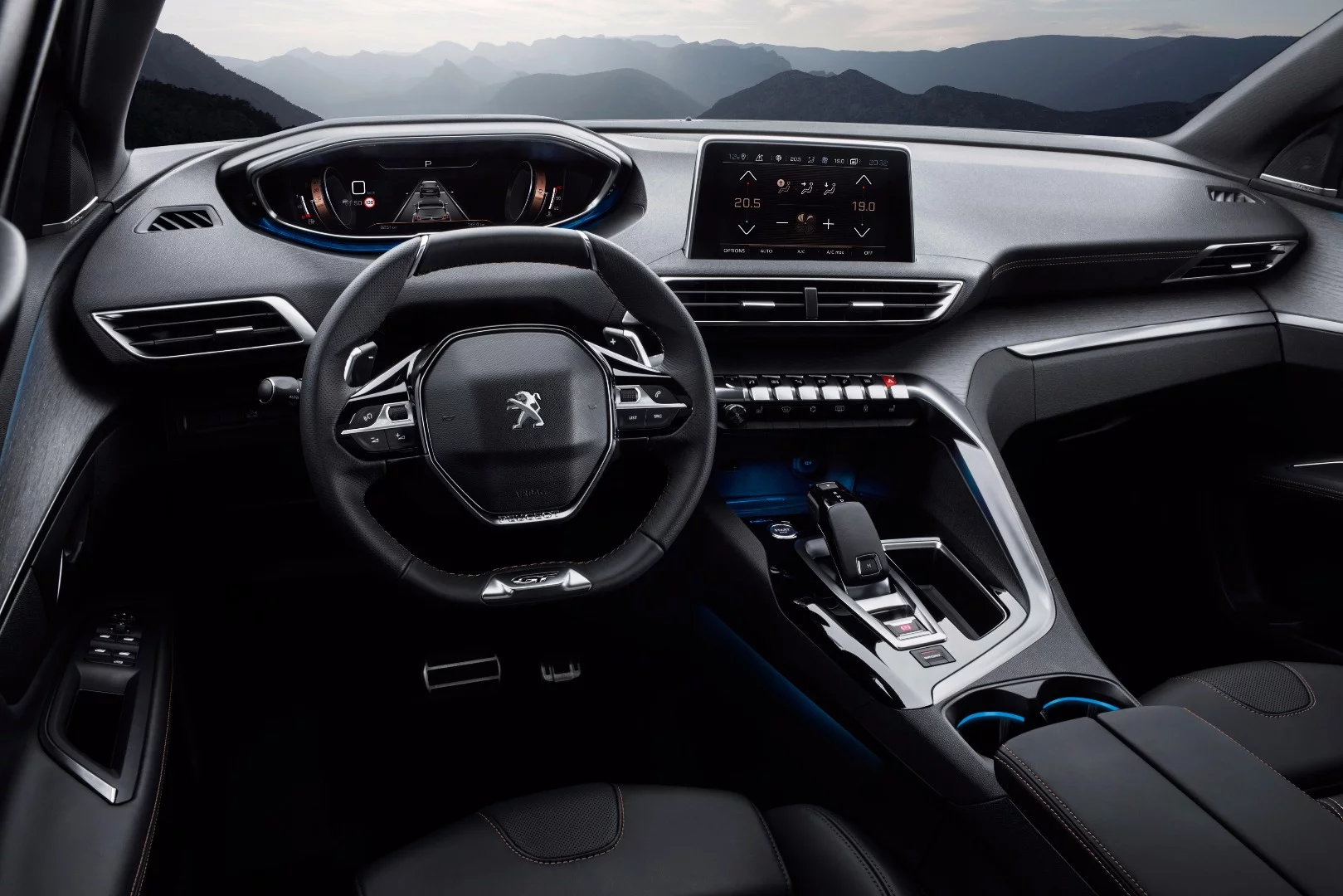 Peugeot 3008 GT's cabin is built around the iCockpit system