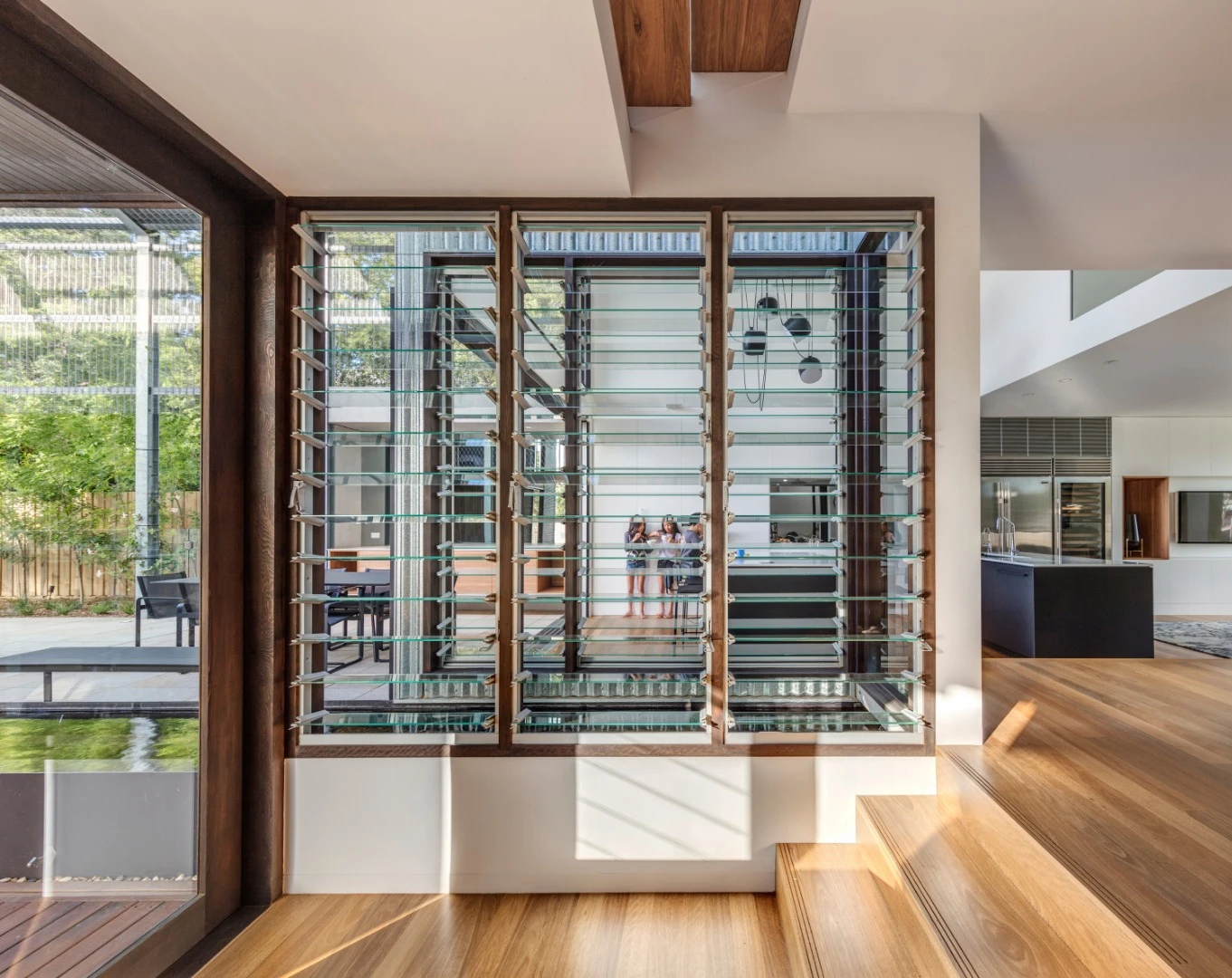 The Iron Maiden House was planned to make the most of solar exposure to promote passive heating and cooling