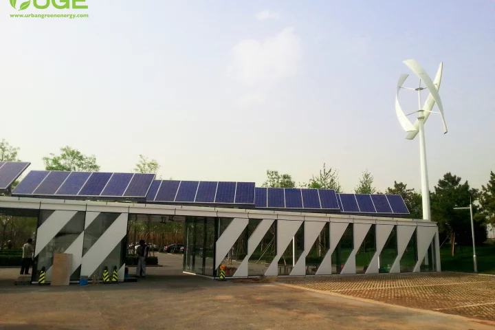 Urban Green Energy (UGE) has unveiled its newest mid-range wind turbine, the VisionAIR, which replaces the former 4K model and features improved airfoils to provide greater efficiency at moderate wind speeds