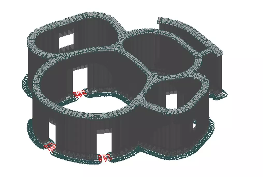 3D Housing 05 will comprise 100 sq m (1,076 sq ft) of floorspace