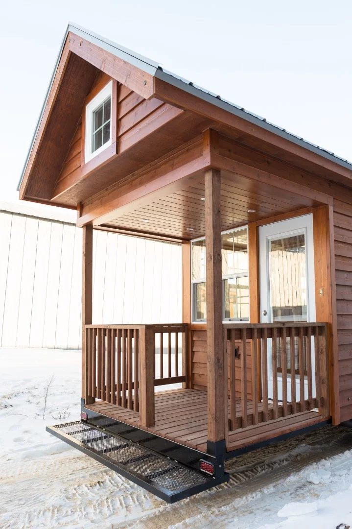 The Tradition's optional covered porch space