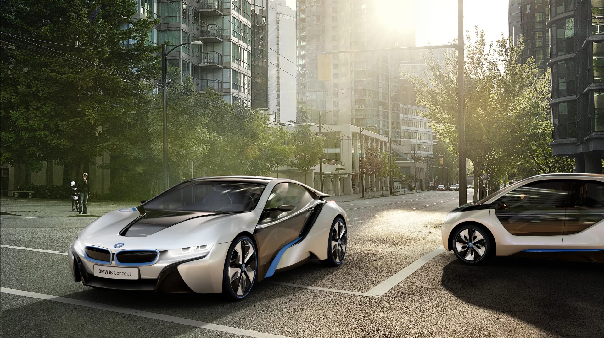 The BMW i3 and i8 electric and hybrid cars