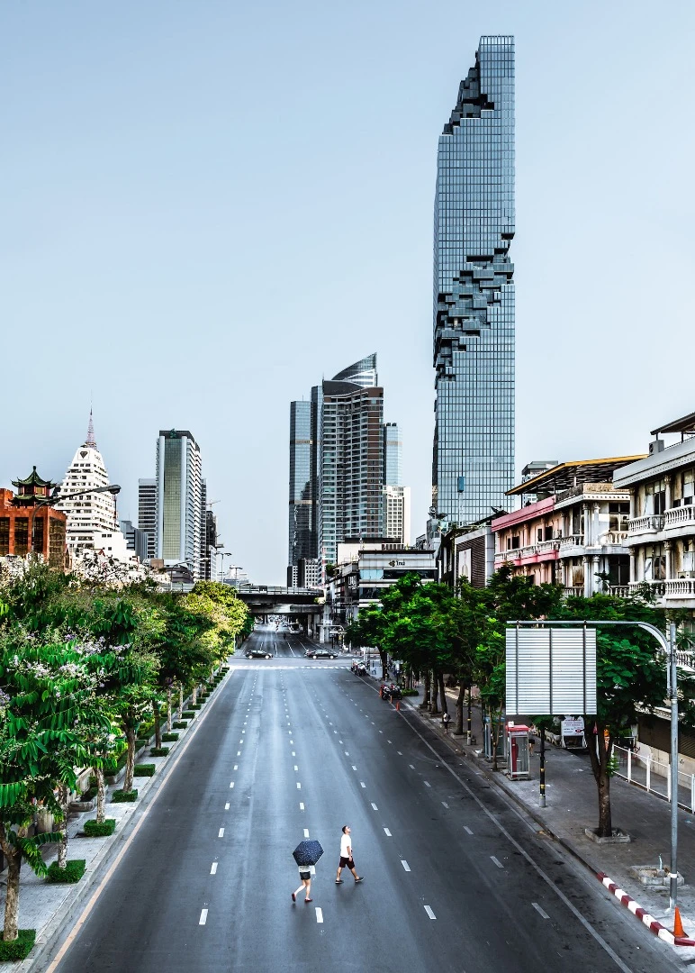 MahaNakhon, by Buro Ole Scheeren Group, is the tallest tower in Thailand