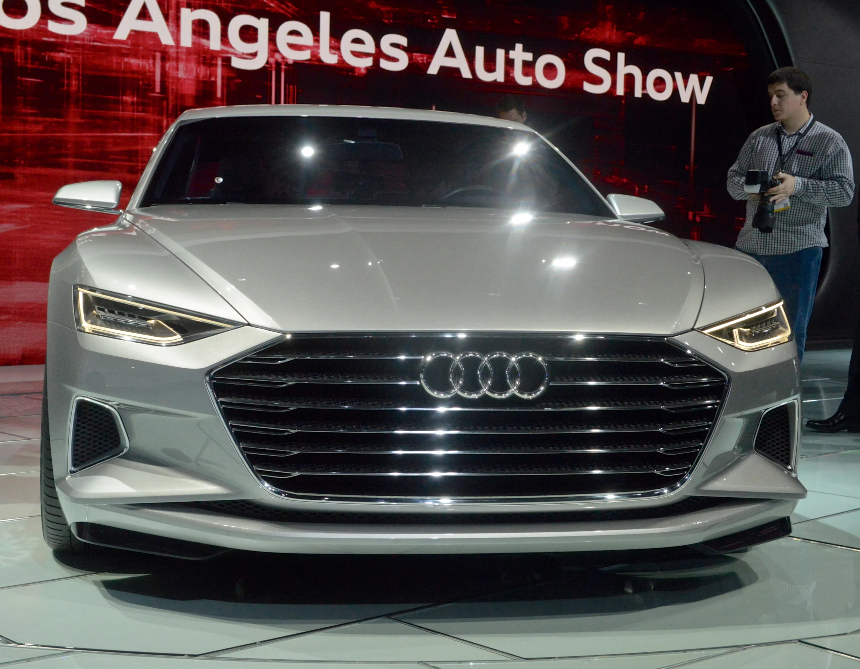 Audi reveals the Prologue concept at the 2014 LA Auto Show (Photo: C.C. Weiss/Gizmag)