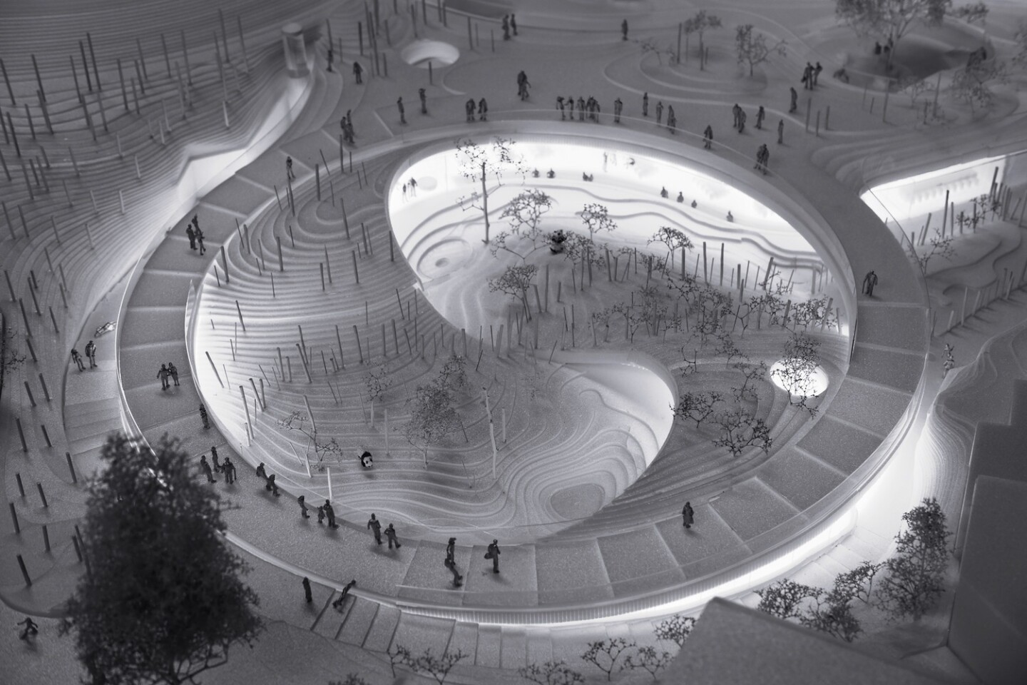 A circular viewing loop will let visitors view both animals at multiple points, as well as check out the zookeepers going about their work at Panda House