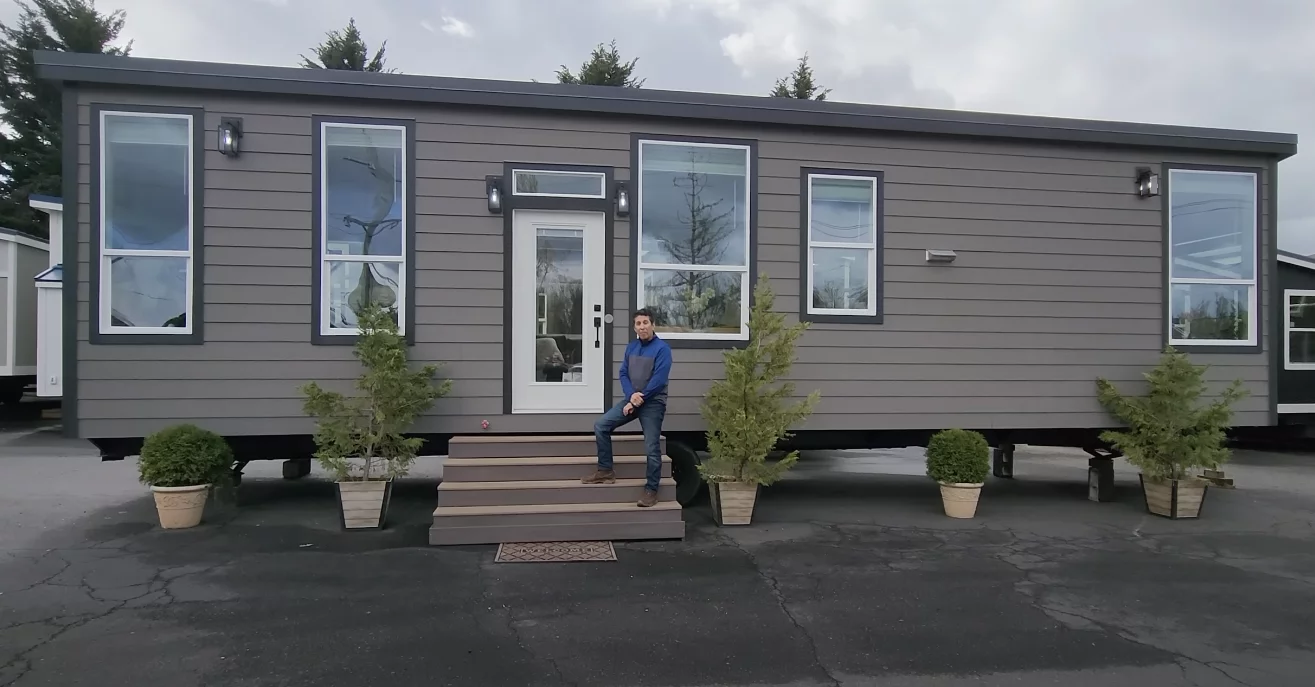 The Olivia Summit is a spacious tiny house with two bedrooms and a pair of bathrooms that's up for sale for US$140,745