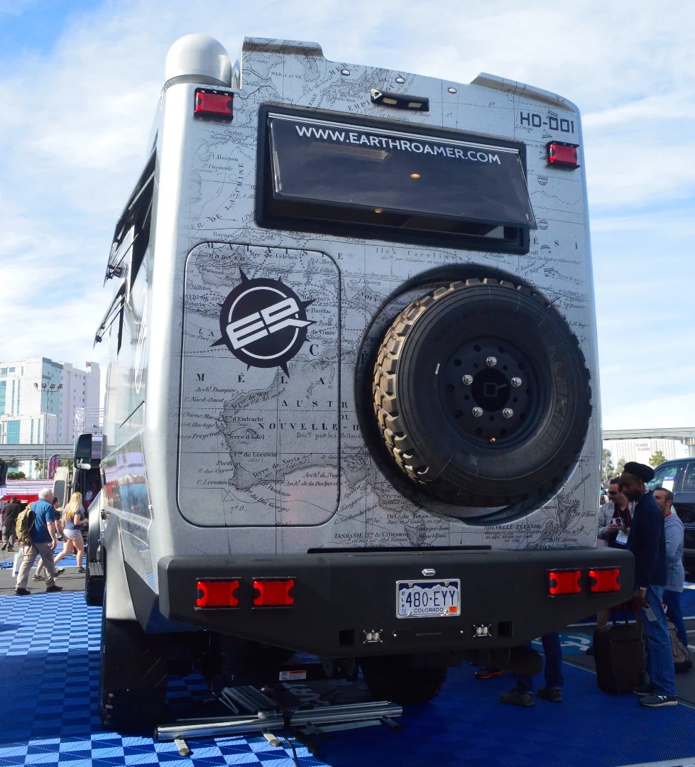 The US$1.5 million EarthRoamer XV-HD expedition vehicle makes its debut at SEMA 2017