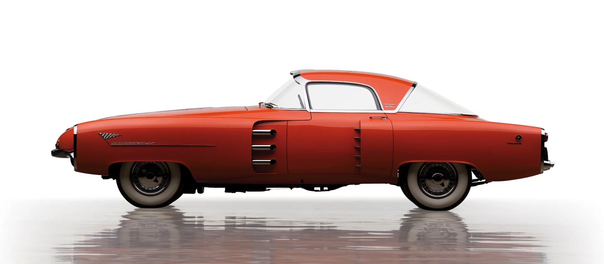 One of history's concept cars that fell between the cracks, this 1955 Lincoln Indianapolis Boana showcar is still a showstopper sixty years after its debut. Created by Boana and shown at the 1955 Turin International Automobile Show, the preeminent showcase for Italian coachbuilders at the time, in order to attract the attention of Ford. It created such an international sensation with its arresting aesthetics that Ford offered Boana a design contract, but Boana doubled down, using the offer to secure a better deal with Fiat. The completed show car was eventually sent to Henry Ford II and persistent “word of mouth” suggests that he eventually gave it to his friend, famous swashbuckling actor Errol "in-like" Flynn, one of history's most infamous philanderers. Sadly, the rumours cannot be confirmed, but suffice to say that once the car was restored some 15 years ago, it began stockpiling concours awards across the country.