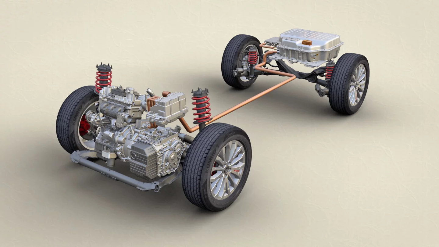 The Haval HB-02 concept combines petrol power with a plug-in electric system