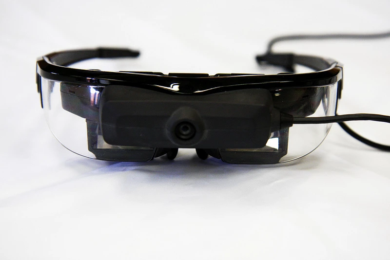 While the prototype glasses currently look rather goofy, it is hoped that the system could ultimately be integrated into a sleeker device such as Google Glass