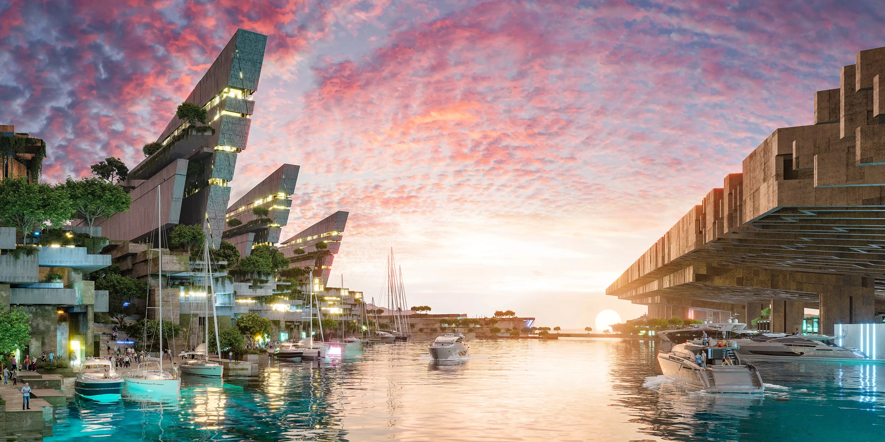 Jaumur will host superyachts measuring up to 150 m (492 ft) in length