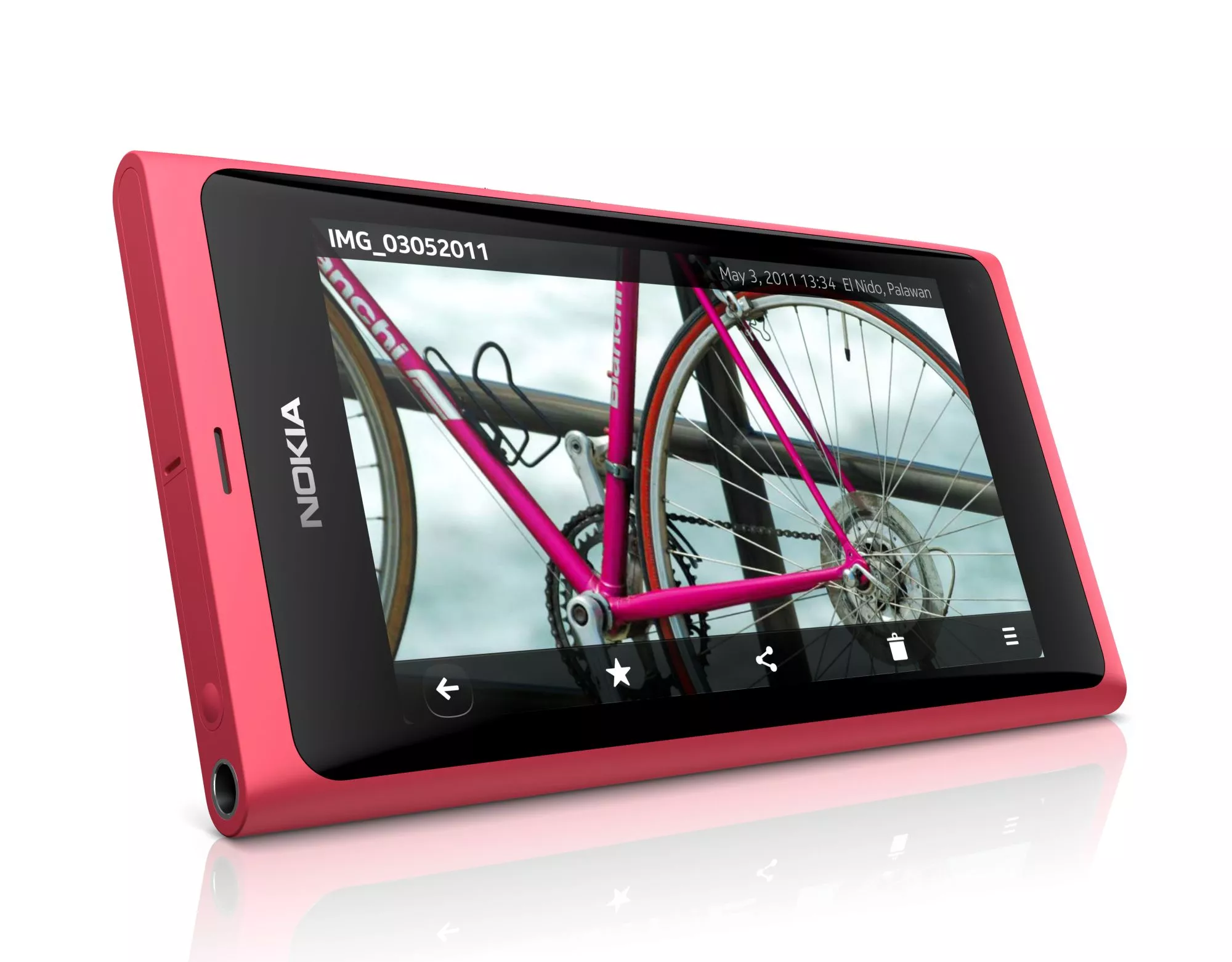 Nokia has unveiled the N9, its first smartphone featuring the MeeGo mobile operating system