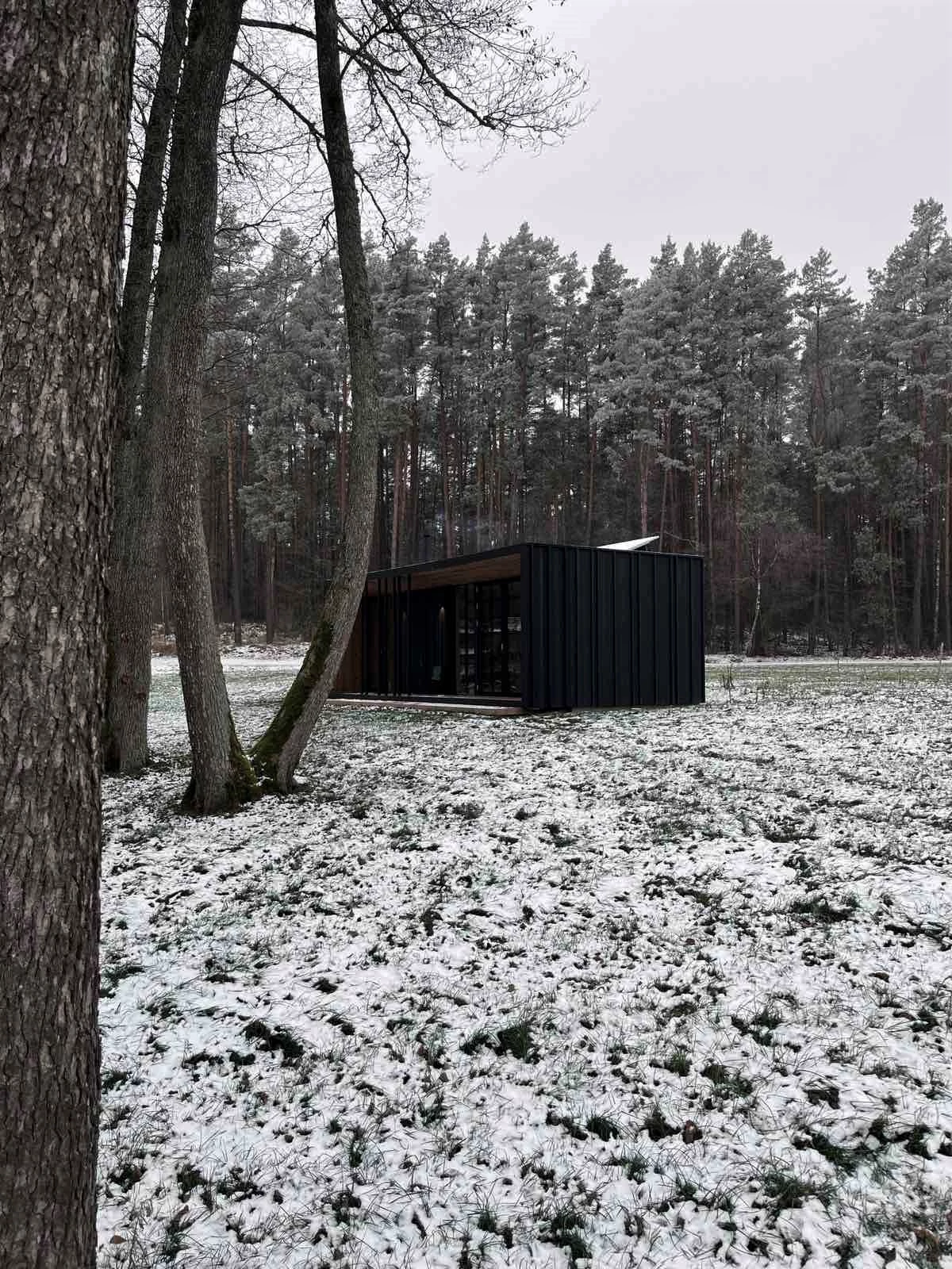 The Konga off-grid cabin's designers say that the home is well insulated and will perform well in cold weather