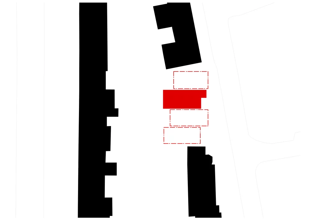 Architectural drawings of Slip House