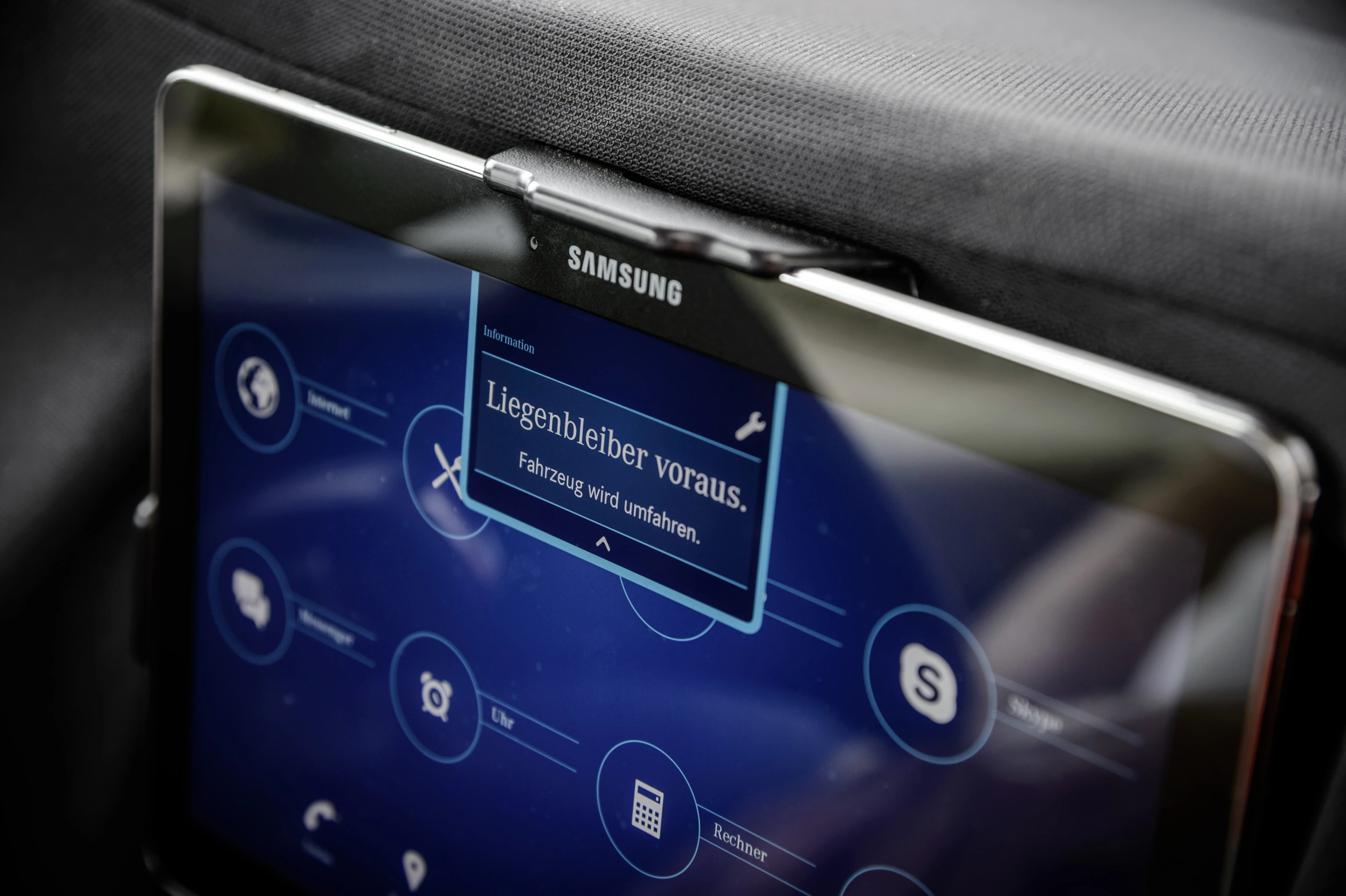 Tablet menu