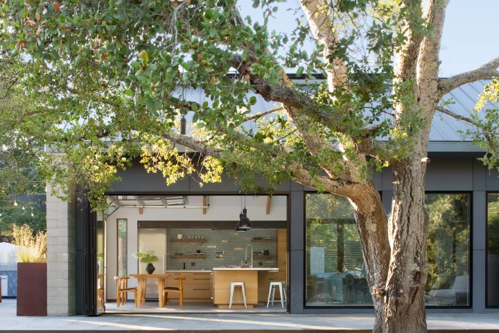 Sonoma Farmhaus is one of the projects in this year's AIA Housing Awards. It was designed by SkB Architects and is located in Graton, California. The project was recognized in the One-and two-family custom residences category