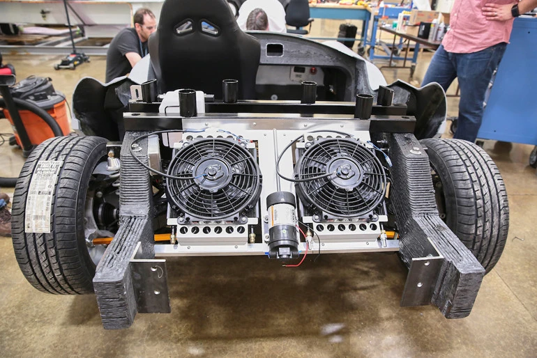 The ORNL Shelby Cobra awaiting its shell