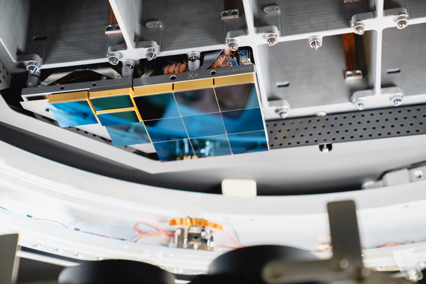 The focal plane undergoes assembly