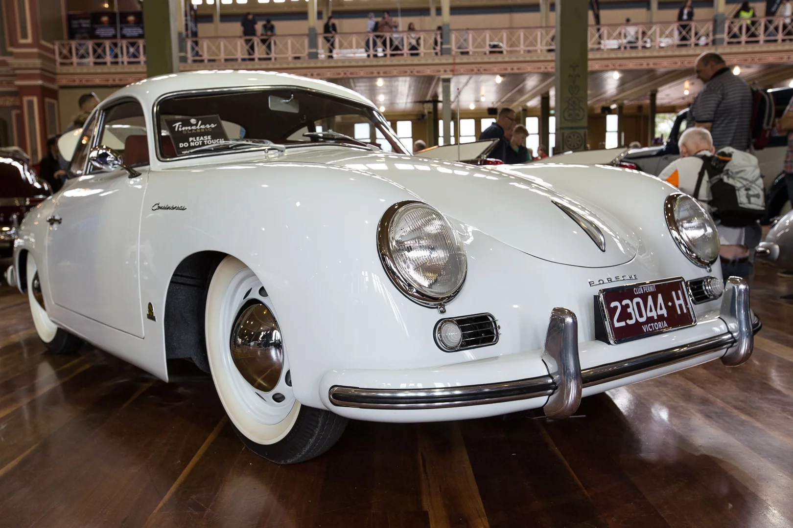 The 1955 Porsche 356 Continental Coupe design was an adaptation of Ferdinand Porsche's utilitarian Volkswagen (Photo: Nick Lavars/Gizmag)
